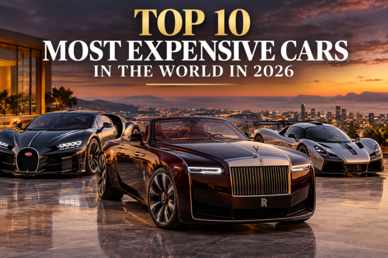 Top 10 Most Expensive Cars in the World in 2026
